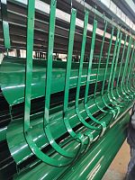 Крепление желоба водосточного c порошковым покрытием ф220x350мм RAL 6005