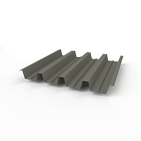 Профнастил Н60 (RAL 7039) 0,6х845мм оцинкованный, с полимерным покрытием (Полиэстер)