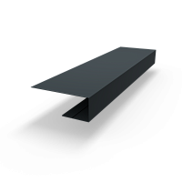 j планка RAL 7016 оцинкованная c порошковым покрытием 0,45мм