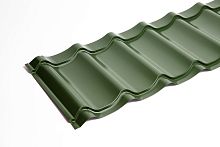 Металлочерепица Монтеррей классик оцинкованная с полимерным покрытием 0.4x1180мм  RAL 6029