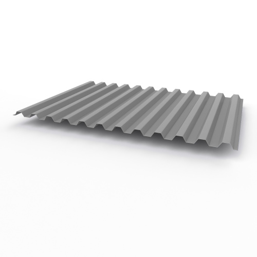 Профнастил оцинкованный с полимерным покрытием полиэстер С21 buildstor 0,55х1051мм RAL 7030 Каменно-серый Профнастил оцинкованный с полимерным покрытием полиэстер С21 buildstor 0,55х1051мм RAL 7030 Каменно-серый