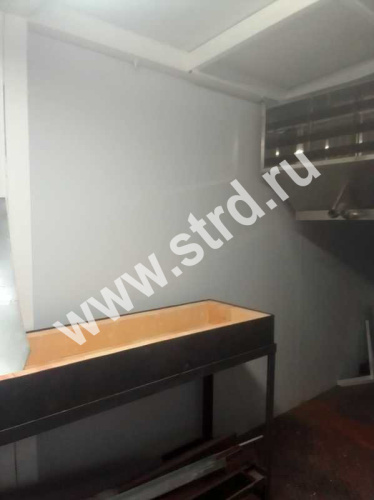 Стеновая трёхслойная сэндвич-панель гладкая 150мм 1190мм с видимым креплением минеральная вата Полиэстер Доборник фото 8