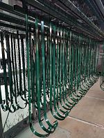 Крепление желоба водосточного короткое c порошковым покрытием ф120x350мм RAL 6005