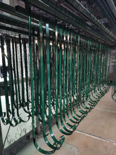 Крепление желоба водосточного короткое c порошковым покрытием ф150x350мм RAL 6005