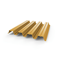 Профнастил Н75 - 0,8 (RAL 1017) с полимерным покрытием (полиэстер)