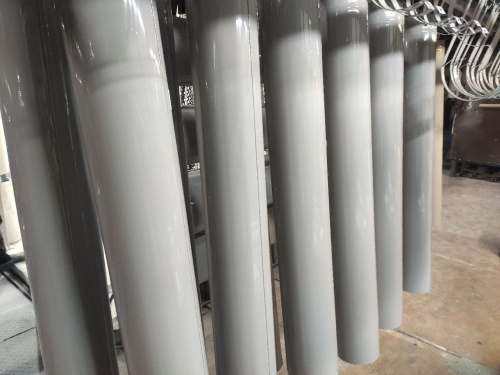 Труба водосточная оцинкованная порошок ф190х1250мм RAL 7040 Труба водосточная оцинкованная порошок ф190х1250мм RAL 7040