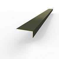 Лобовая планка (RAL 6008) оцинкованная, с порошковым покрытием 0,45 мм