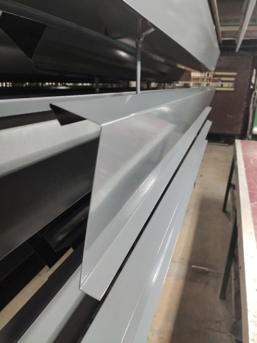 Планка стыковочная RAL 7012 оцинкованная c порошковым покрытием 0,45мм фото 2