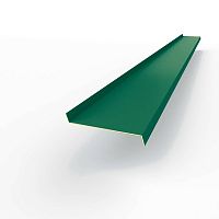 Отлив оконный оцинкованный c порошковым покрытием 0,7мм RAL 6035