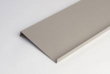 Отлив оконный оцинкованный c порошковым покрытием 0,4мм ширина более 625 мм RAL 7042