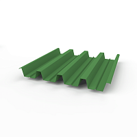 Профнастил Н60 (RAL 6017) 0,5х845мм оцинкованный, с полимерным покрытием (Полиэстер)