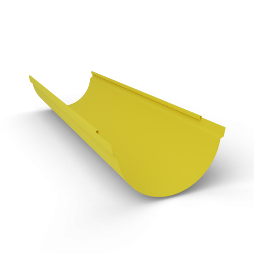 Желоб водосточный оцинкованный порошок ф150х2000мм RAL 1018