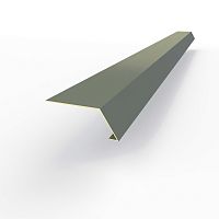 Карнизная планка RAL 7005 оцинкованная c порошковым покрытием 0,45мм полиуретан