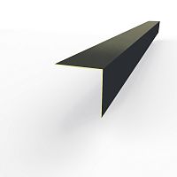 Планка угла внешнего RAL 7021 оцинкованная c порошковым покрытием 0,45мм