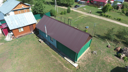 Профнастил оцинкованный с полимерным покрытием полиэстер С8 buildstor 0,7х1180мм RAL 4012 Перламутрово-ежевичный фото 3