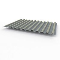 Профнастил оцинкованный с полимерным покрытием полиэстер С21 buildstor 0,55х1051мм RAL 7046 Телегрей 2