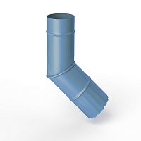 Колено водосточное оцинкованное порошок ф120мм RAL 5024