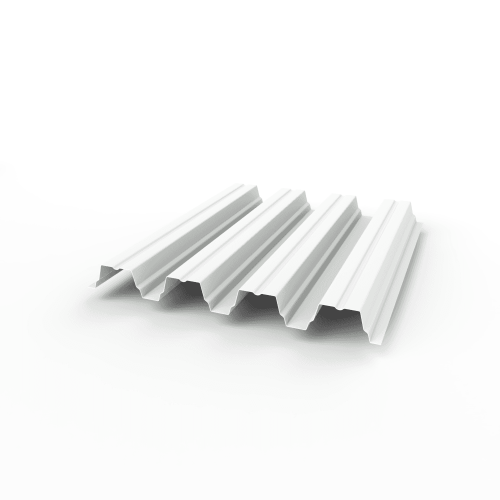 Профнастил оцинкованный с полимерным покрытием Н75 Grand line Optima 0,8х801мм RAL 9003 Профнастил оцинкованный с полимерным покрытием Н75 Grand line Optima 0,8х801мм RAL 9003