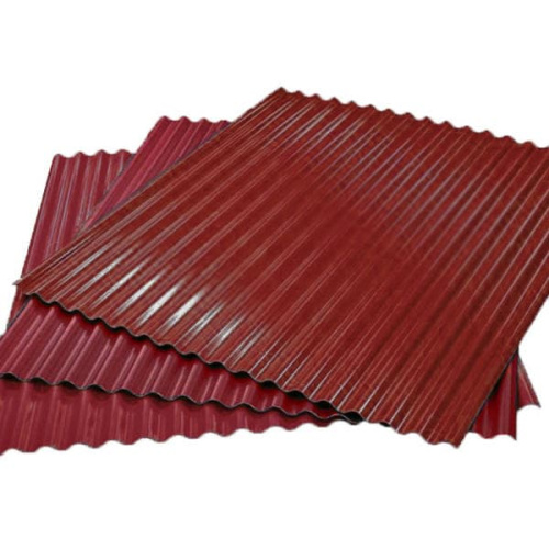 Гофрированный лист (гофролист) С15 RAL 3005 винно-красный 0.35 мм