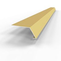 Карнизная планка RAL 1002 оцинкованный c порошковым покрытием 0,45мм