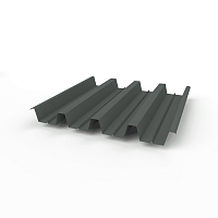 Профнастил Н60 (RAL 7043) 0,6х845мм оцинкованный, с полимерным покрытием (Полиэстер)