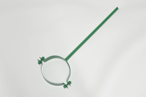 Крепление водосточный трубы сварное оцинкованное порошок ф120х10х250мм RAL 2000