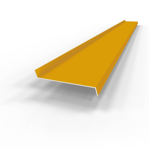 Отлив оконный оцинкованный c порошковым покрытием 0,7мм ширина более 625 мм RAL 1004