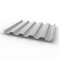 Профнастил НС35 - 0,8 -RAL 7047 оцинкованный, с полимерным покрытием (Полиэстер)