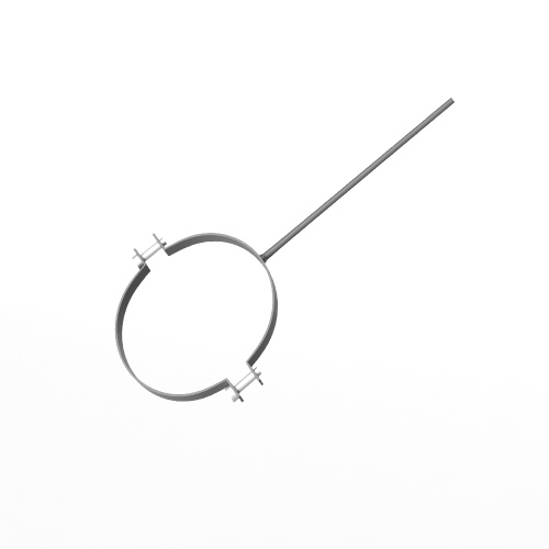 Крепление водосточный трубы сварное оцинкованное порошок ф220х10х250мм RAL 9022 Крепление водосточный трубы сварное оцинкованное порошок ф220х10х250мм RAL 9022