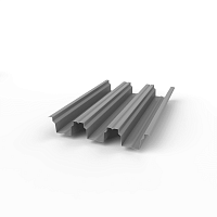 Профнастил оцинкованный с полимерным покрытием полиэстер Н114 buildstor 0,9х646мм RAL 9022 Перламутровый светло-серый