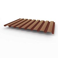 Профнастил оцинкованный с полимерным покрытием полиэстер С20 buildstor 0,7х1150мм RAL 3009 Оксид красный