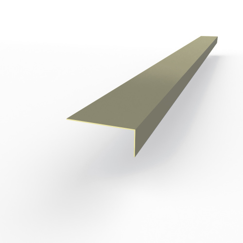 Лобовая планка (RAL 7003) оцинкованная, с порошковым покрытием 0,45 мм