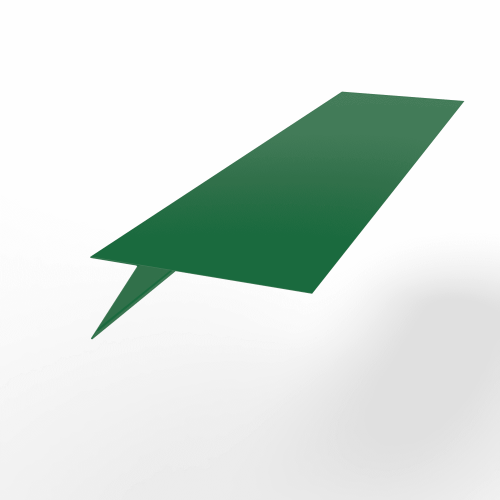 Планка карнизная оцинкованная с порошковым покрытием 0,45мм  RAL 6029