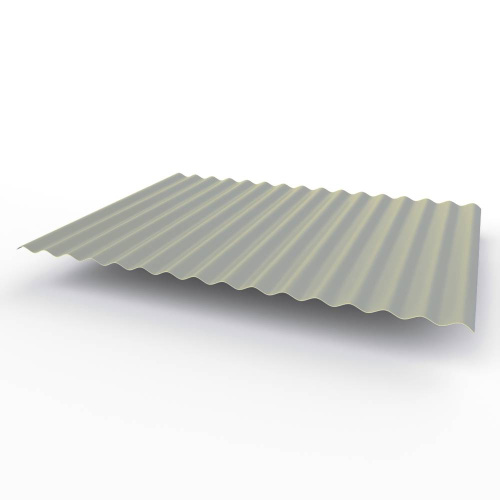 Профнастил оцинкованный с полимерным покрытием полиэстер С15 buildstor 0,7х1180мм RAL 7004 Сигнальный серый