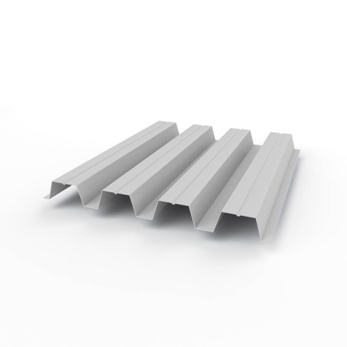 Профнастил оцинкованный с полимерным покрытием полиэстер Н57 buildstor 0,65х801мм RAL 7047 Телегрей 4