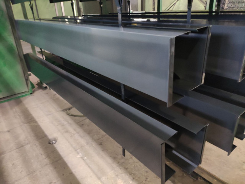 Парапет плоский RAL 7016 полиэстер 0,5 мм фото 2