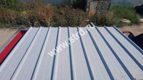 Стеновая трёхслойная сэндвич-панель гладкая 200мм 1000мм с видимым креплением минеральная вата Полиэстер Panline фото 20