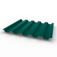 Профнастил НС35 0,4 RAL 6026 оцинкованный, с полимерным покрытием (Полиэстер)