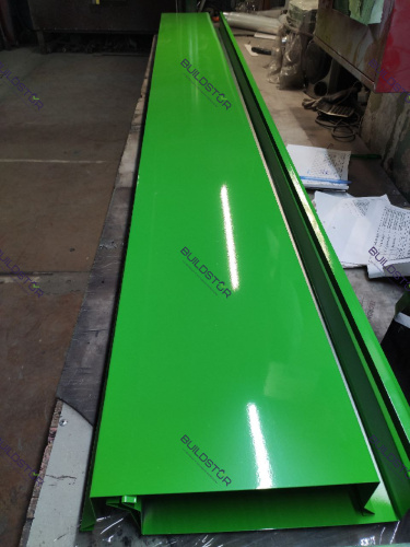 Планка стыковочная RAL 6018 оцинкованная c порошковым покрытием 0,45мм фото 2