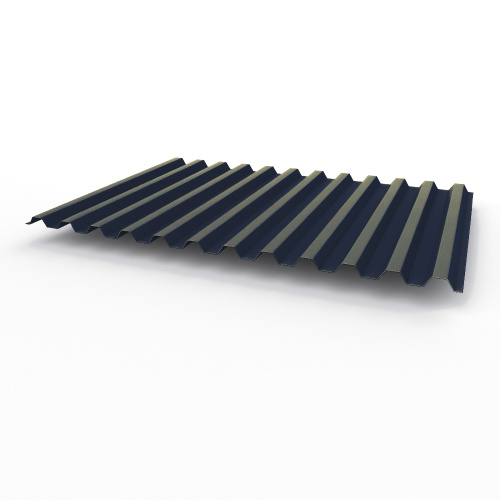 Профнастил оцинкованный с полимерным покрытием полиэстер С21 buildstor 0,35х1051мм RAL 5011 Стально-синий Профнастил оцинкованный с полимерным покрытием полиэстер С21 buildstor 0,35х1051мм RAL 5011 Стально-синий