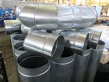 Колено водосточное оцинкованное ф125х400x400мм