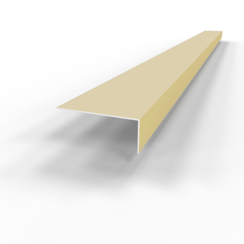 Лобовая планка (RAL 1015) оцинкованная, с порошковым покрытием 0,45 мм