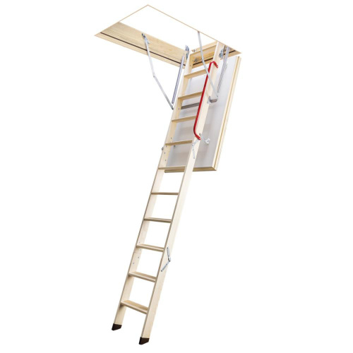 Лестница деревянная Fakro LTK Термоизол. складная 3-сегментная 120*70см 280см