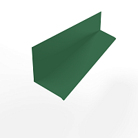 Планка примыкания к стене верхняя для фасада оцинкованная с порошковым покрытием 0,45мм RAL 6029