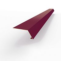 Карнизная планка RAL 4004 оцинкованная c порошковым покрытием 0,45мм