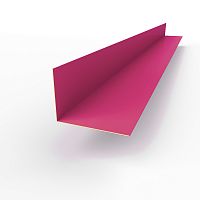Планка угла внутренняя RAL 4010 оцинкованная c порошковым покрытием 0,45мм