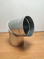 Колено сливное оцинкованное (отмёт) ф210мм