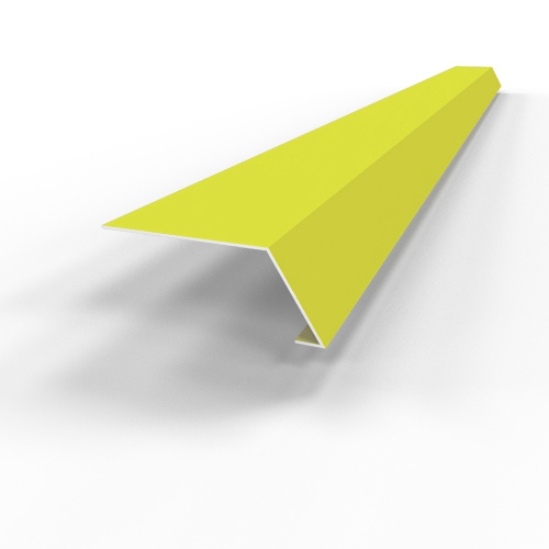 Карнизная планка RAL 1016 оцинкованный c порошковым покрытием 0,45мм Карнизная планка RAL 1016 оцинкованный c порошковым покрытием 0,45мм