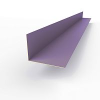 Планка угла внутренняя RAL 4011 оцинкованная c порошковым покрытием 0,45мм