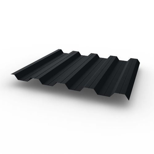 Профнастил НС44 (RAL 9011) 0,5х1047мм оцинкованный, с полимерным покрытием (Полиэстер) Профнастил НС44 (RAL 9011) 0,5х1047мм оцинкованный, с полимерным покрытием (Полиэстер)